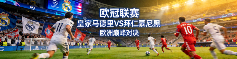 欧冠联赛足球比赛直播 - 皇家马德里与拜仁慕尼黑的欧洲巅峰对决